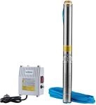 Wiltec 4" Tiefbrunnenpumpe 750 W, Wasserpumpe Mit F&ouml;rdermenge 6000 L/h, Tauchpumpe