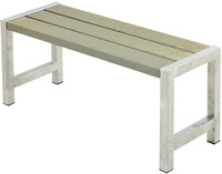 Plus Cafebank Druckimpr&auml;g.ral 7023 Graubraun