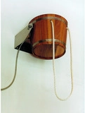 Eimer-schwalldusche Aus Kambala-holz F&uuml;r Innenr&auml;ume 29 Liter