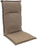 Spetebo - Universal Hochlehner Auflage - Taupe - Garten Stuhl Polster Sitz...