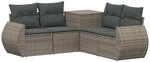 Sofa Set 5 Stk. Grau Und Dunkelgrau 188 X 188 X 85 Cm Vidaxl
