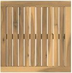 Tischplatte 48,5 X 49 X 2 Cm Rechteckig Massives Akazienholz Vidaxl