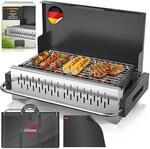 Kesser&reg; Klappgrill, Holzkohle, Stahl, Grillrost, Grillmatte & Tasche - Schwarz