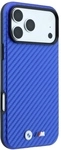 Bmw M Carbon Metal Logo Kompatibel Mit Iphone 18 Pro Und 17 Pro Blau H&uuml;lle