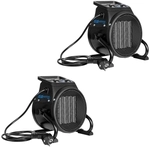 G&uuml;de 2x Elektroheizer Geh 2000 P Hei&szlig;luftgebl&auml;se 2000 W Heizleistung 50 M&sup3;
