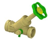 Schl&ouml;sser Armaturen Freistromventil, Ausseng.multi M.entl, St.sp, Dn25, Ag1...