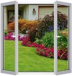 2x Fliegengitter Fenster 170x180cm Schwarz - Selbstklebend, Kein Bohren
