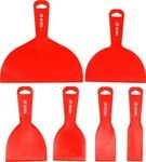 Set Aus 6 Flexiblen Kunststoffspachteln