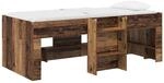 Hochbett F&uuml;r Kinder Altholz 100 X 200 Cm Holzwerkstoff Vidaxl