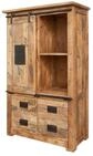 Schrank Mango 90x45x150 Natur Lackiert Railway 113