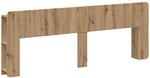 Kopfteil Schrank Artisan-eiche 180 Cm Holzwerkstoff Vidaxl