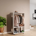 Kleiderschrank Sydney, Wei&szlig;, 70 X 128 Cm Vicco
