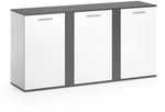Kommode Novelli, Anthrazit, 155 X 80 Cm Mit T&uuml;ren Vicco
