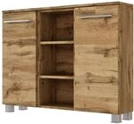 Lomadox - Badm&ouml;bel Sideboard, Louny-03 In Wotaneiche Nb., B/h/t: Ca. 90/66/20 Cm