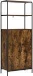 Highboard R&auml;uchereiche 40 X 33 X 161 Cm Holzwerkstoff Vidaxl