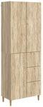 Schrankset 2 Stk. Sonoma-eiche 66 X 34.5 X 90 Cm Vidaxl