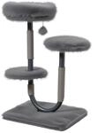 Fudajo Urban Compact 99 Cm Kratzbaum Grau, U-f&ouml;rmiger Katzenbaum Mit Katzenbett,