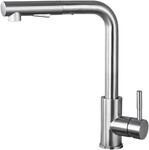 K&uuml;chenarmatur 31cm Hoch Edelstahl Ausziehbar & 360&deg; Schwenkbar