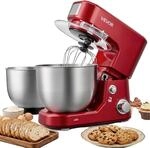 Vevor 5l 1000w Standmixer Mit Kippbarem R&uuml;hrkopf, Elektrischer Teigkneter, 10