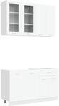 Vidaxl Kitchen Unit Lyon 4 Pcs White Engineered Wood
