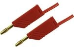 Mln 200/2,5 Rt Messleitung Lamellenstecker 4 Mm Lamellenstecker 4 Mm 2.00 M Rot...