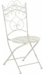 Eisen Gartenstuhl Indra Antik-creme