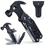 15-in-1 Multitool Hammer Mit Zange, Messer, S&auml;ge, Schraubendreher, Edelstahl,