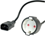 19.99.1117 Kaltger&auml;te Adapterkabel Schwarz 0.30 M - Value