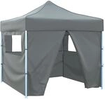 Vidaxl Party Tent 291 X 291 X 315 Cm Anthracite Oxford Fabric