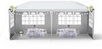 Gartenzelt 3x6m Mit Seitenteilen Und Fenstern, Wasserdicht, Uv-schutz