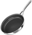 Bratpfanne 24 Cm Edelstahl Antihaft Pfoa-frei Induktion Backofenfest