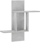 Wandregal Betongrau 59 X 17 X 63 Cm Holzwerkstoff Vidaxl