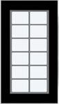 Lcn Glas-tastenfeld Gt12b Schwarz 12 Tasten