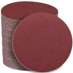 Schleifpapier 150mm Klett 100 St&uuml;ck Rund K&ouml;rnung 40-1000 Nass & Trocken