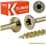 Moderix - Bichromatierte Holzschraube - Senkkopf - Teilgewinde - Torx-abdruck -