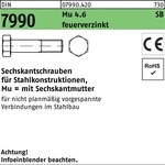Din 7990 Sechskantschraube M30x100 Stahl 4.6 Feuerverzinkt M. Mutter