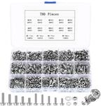 Schrauben- Und Muttern-set 780tlg. M3 M4 Sechskant Flanschschrauben Mit