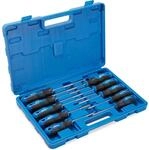 10tlg Torx Schraubendreher Set Magnetisch Mit Mittelloch, Chrom-vanadium-stahl