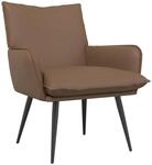 Sessel Cappuccino Kunstleder Vidaxl
