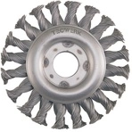 Tecwerk Rundb&uuml;rste D.125mm Drahtst&auml;rke 0,5mm Sta 13mm 12500min-&sup1; Tecwerk