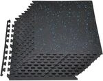 Vevor 24 X Puzzlematte Bodenschutzmatte 610 X 610 X 10 Mm, Hochdichte