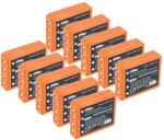 Vhbw 10x Akku Ersatz F&uuml;r Hbc Fua39 Fub6, Pm461523 F&uuml;r...