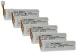 Vhbw 5x Batterie Kompatibel Mit Telenot Ms 221 Ms 211, Dss2, Akg233 Alarmanlage,