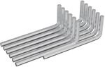 Vidaxl Hex Key 2118 Pcs Silver 22 X 66 Mm Steel