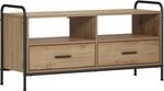 Tv-schrank 67,5 X 33 X 50 Cm Artisan-eiche Holzwerkstoff Vidaxl
