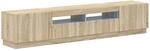 Led-tv-schrank Hoorn 3 Stk. Sonoma-eiche Holzwerkstoff Vidaxl