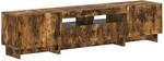 5-teiliges Led Tv Schrank Raucheiche Holzwerkstoff Vidaxl