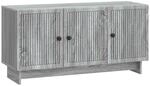 Vidaxl Tv Cabinet 99 X 34.5 X 50 Cm Grey Sonoma Engineered Wood