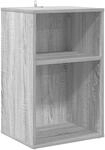 Schallplattenschrank Sonoma-grau 38 X 33 X 61 Cm Holzwerkstoff Vidaxl