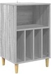 Plattenspielerst&auml;nder Sonoma-grau 47 X 39,5 X 74,5 Cm Vidaxl